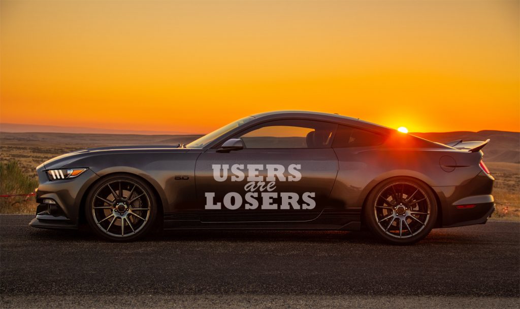 User Centered Design Users are losers