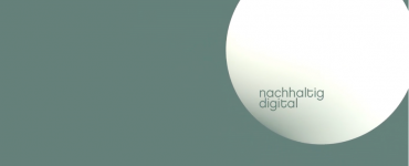 grüner Hintergrund mit weißem Schriftzug der MAI Group, weißer Kreis, nachhaltig, digital, mediaworx